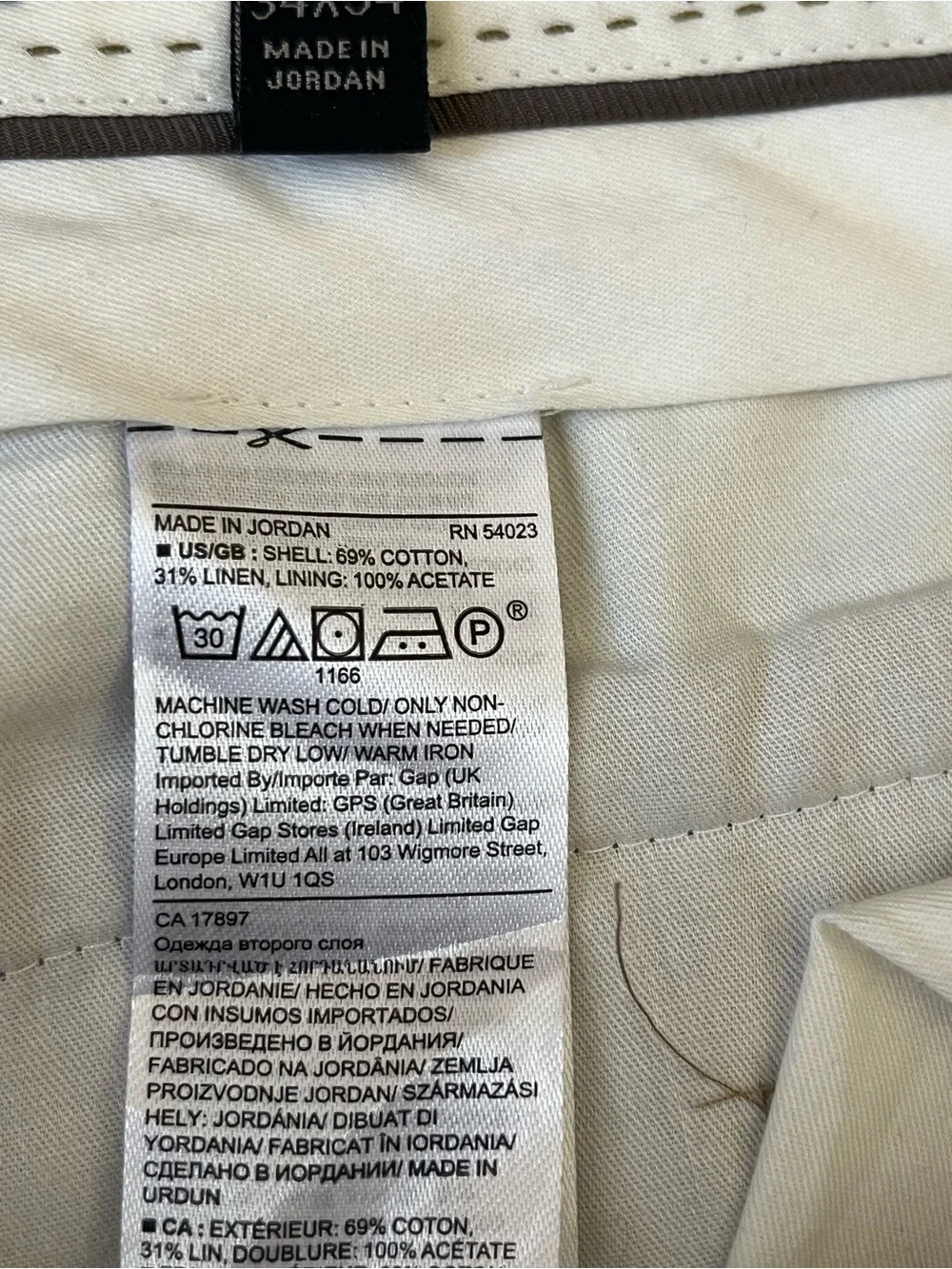 Banana Republic Men's Dress Pants in Tan 34x32